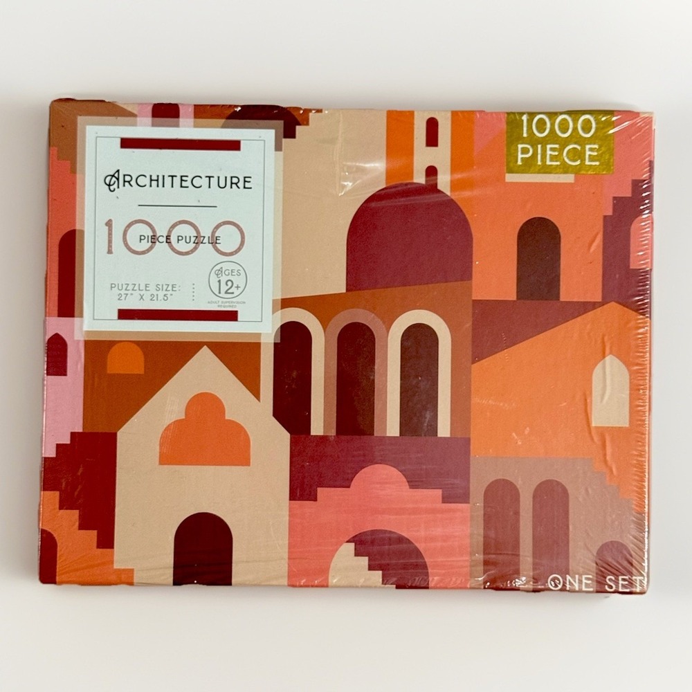 RMS International - 1000 Piece ARCHITECTURE 27" x 21.5" Jigsaw Puzzle NEW